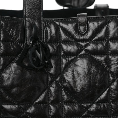 Christian Dior Crinkled Calfskin Macrocannage Large Toujours Black 8 of 11