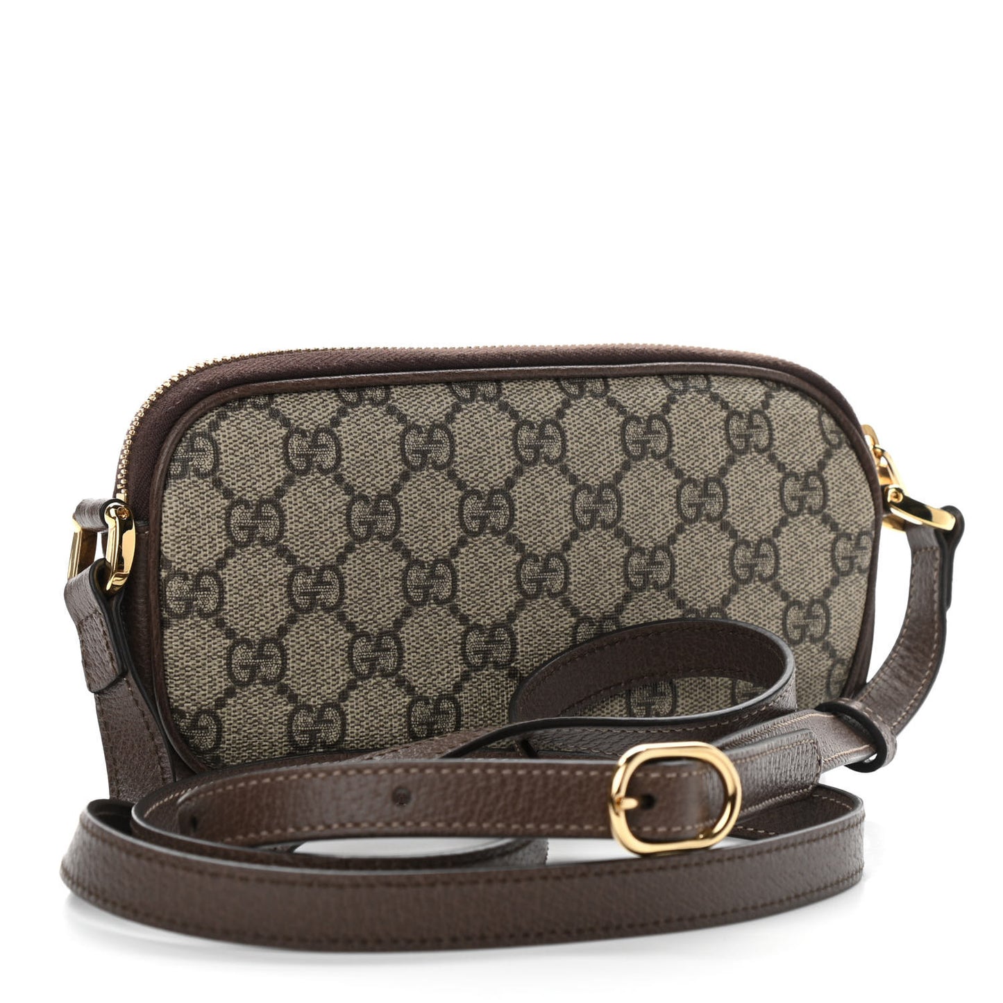GG Supreme Monogram Web Mini Ophidia GG Bag Brown