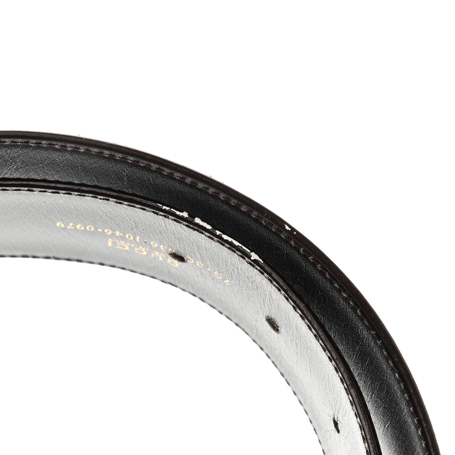 Gucci Patent Interlocking G Belt 75 30 Dark Brown 6 of 7