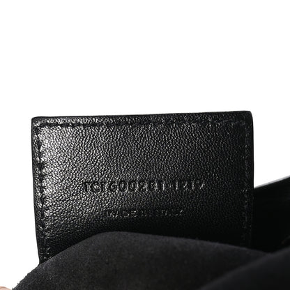 Saint Laurent Calfskin Crocodile Embossed Large Shopper Tote Black 6 of 15