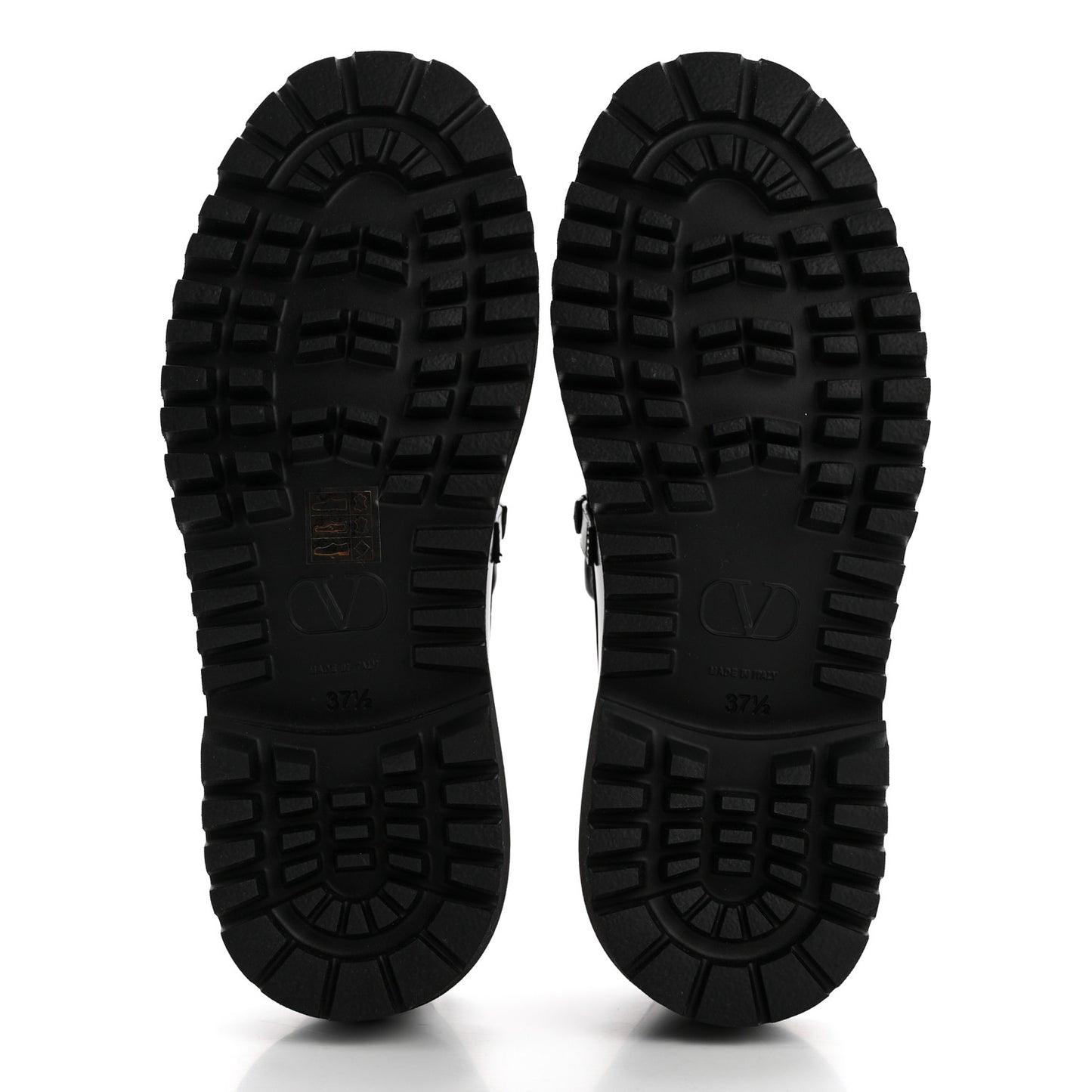 Calfskin Vlogo Loafers 37.5 Black
