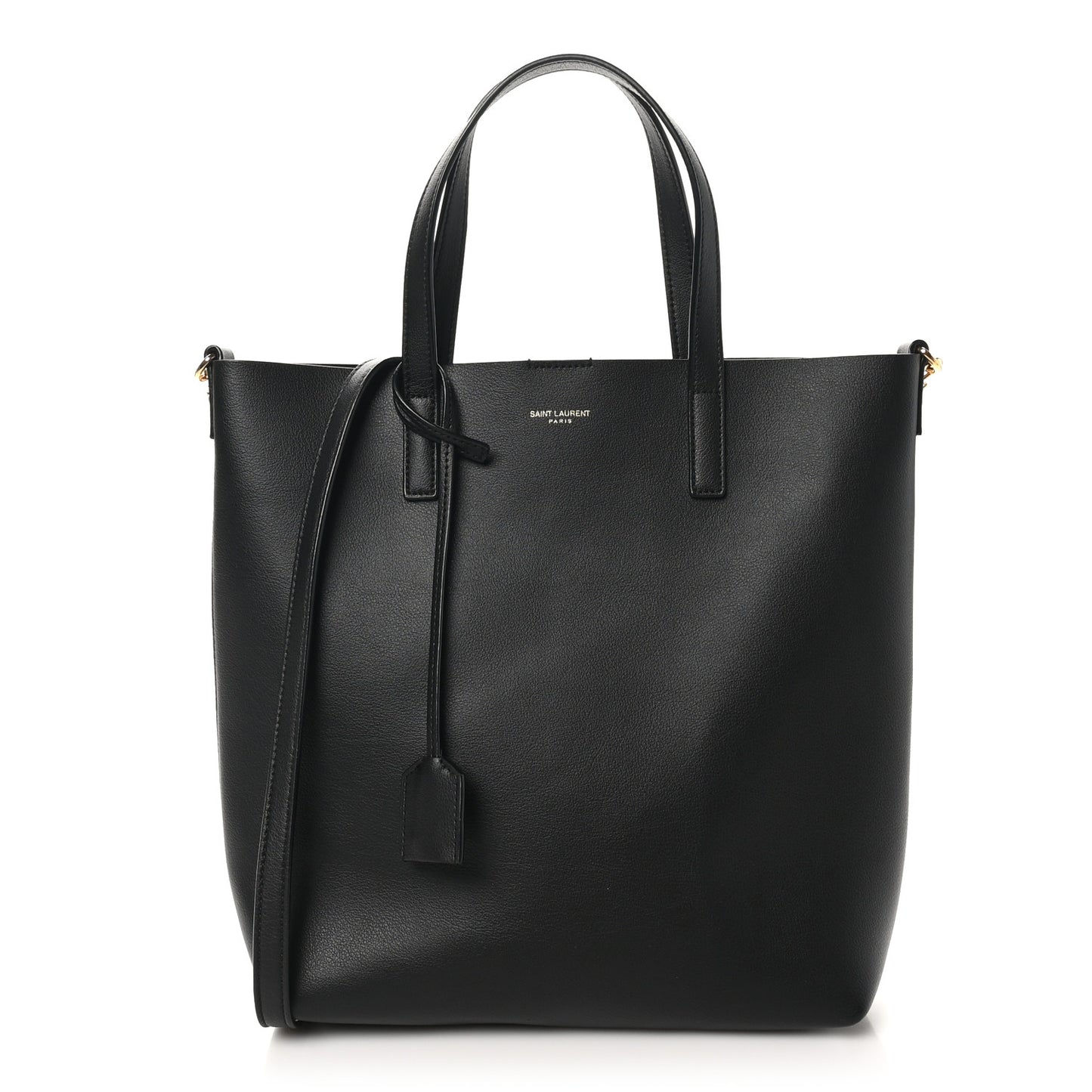 Calfskin Toy Shopping Tote Black