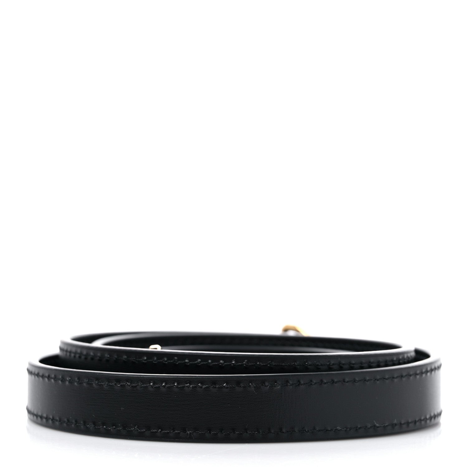 Louis Vuitton Calfskin Alma BB Shoulder Strap Black 2 of 3