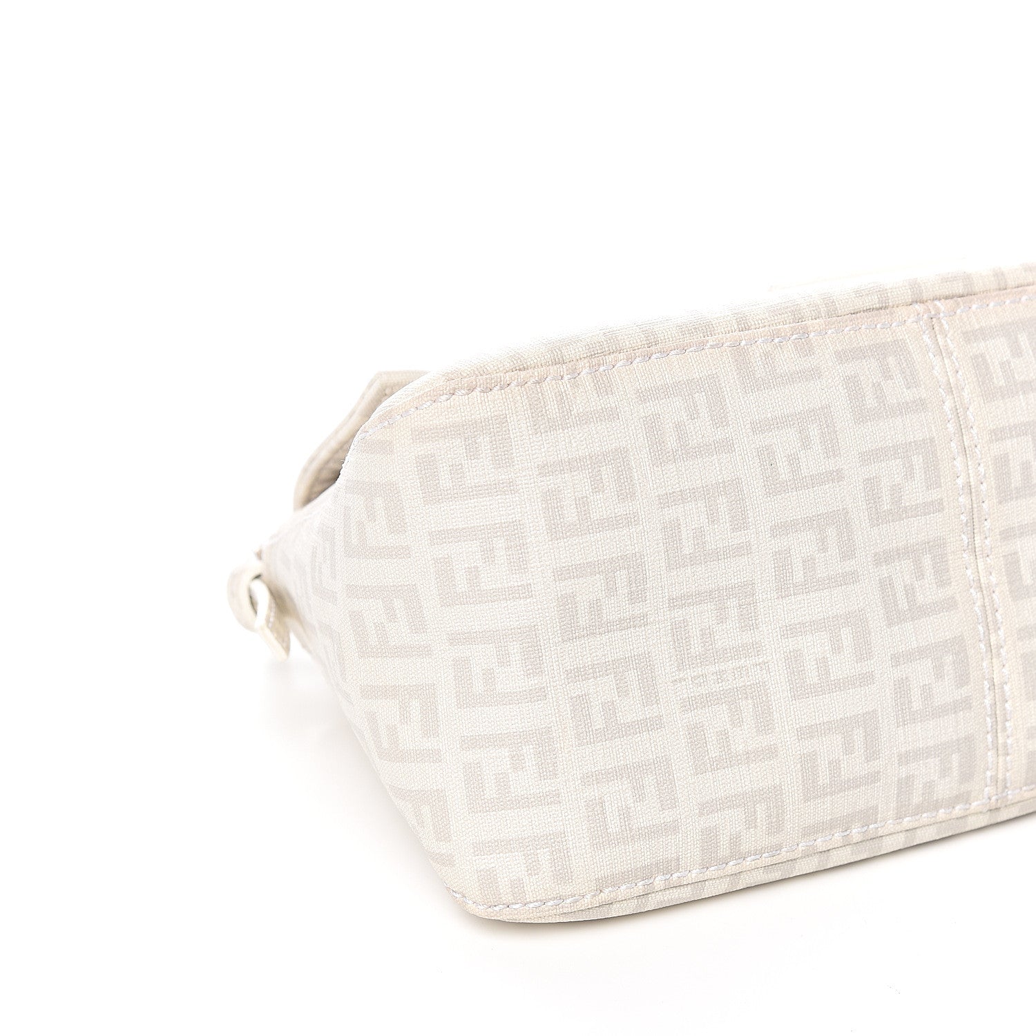 Fendi Zucchino Spalmati Forever Mini Mama Baguette White 8 of 10