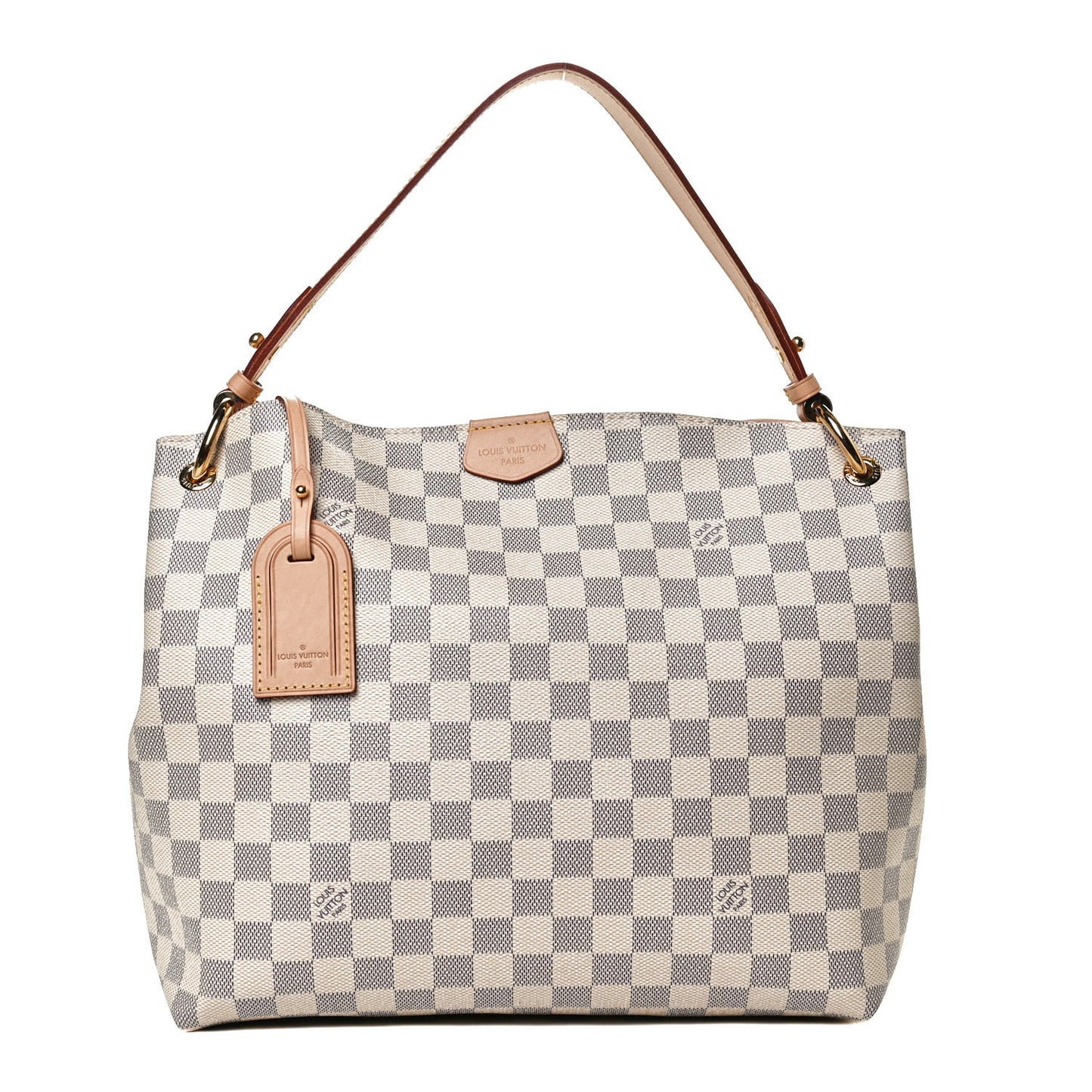 Damier Azur Graceful PM Rose Ballerine