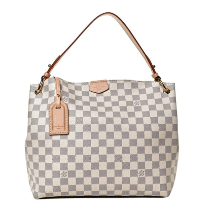 Louis Vuitton Damier Azur Graceful PM Rose Ballerine 1 of 13