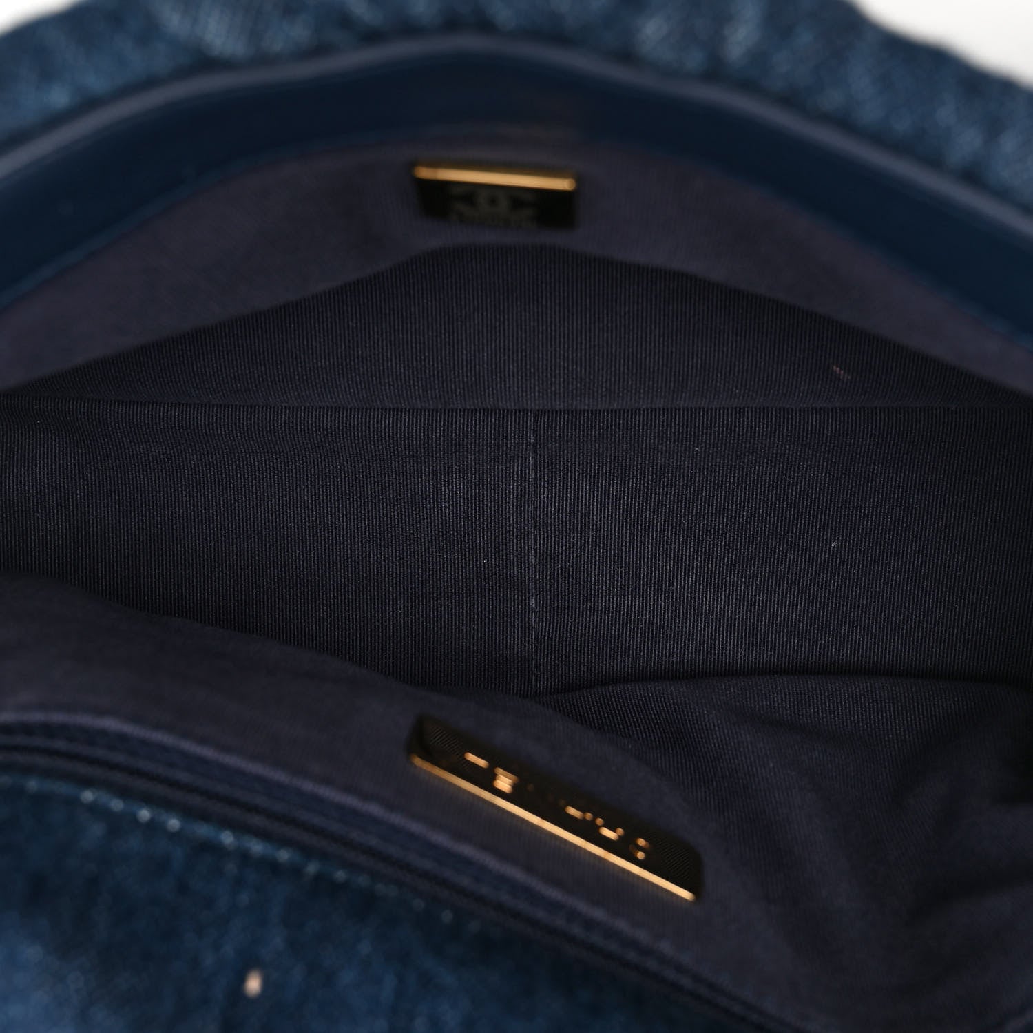 Chanel Denim Quilted Medium Chanel 19 Flap Blue 4 of 10