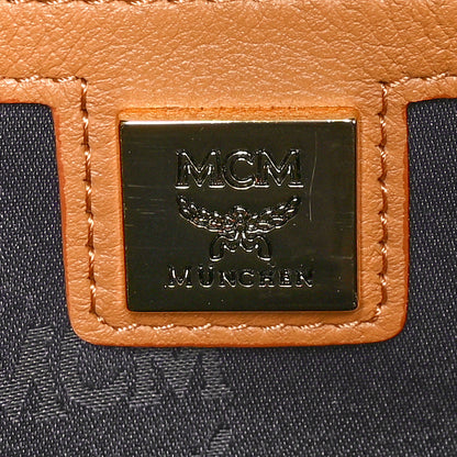 MCM Visetos Studded Small Stark M Backpack Cognac 6 of 10