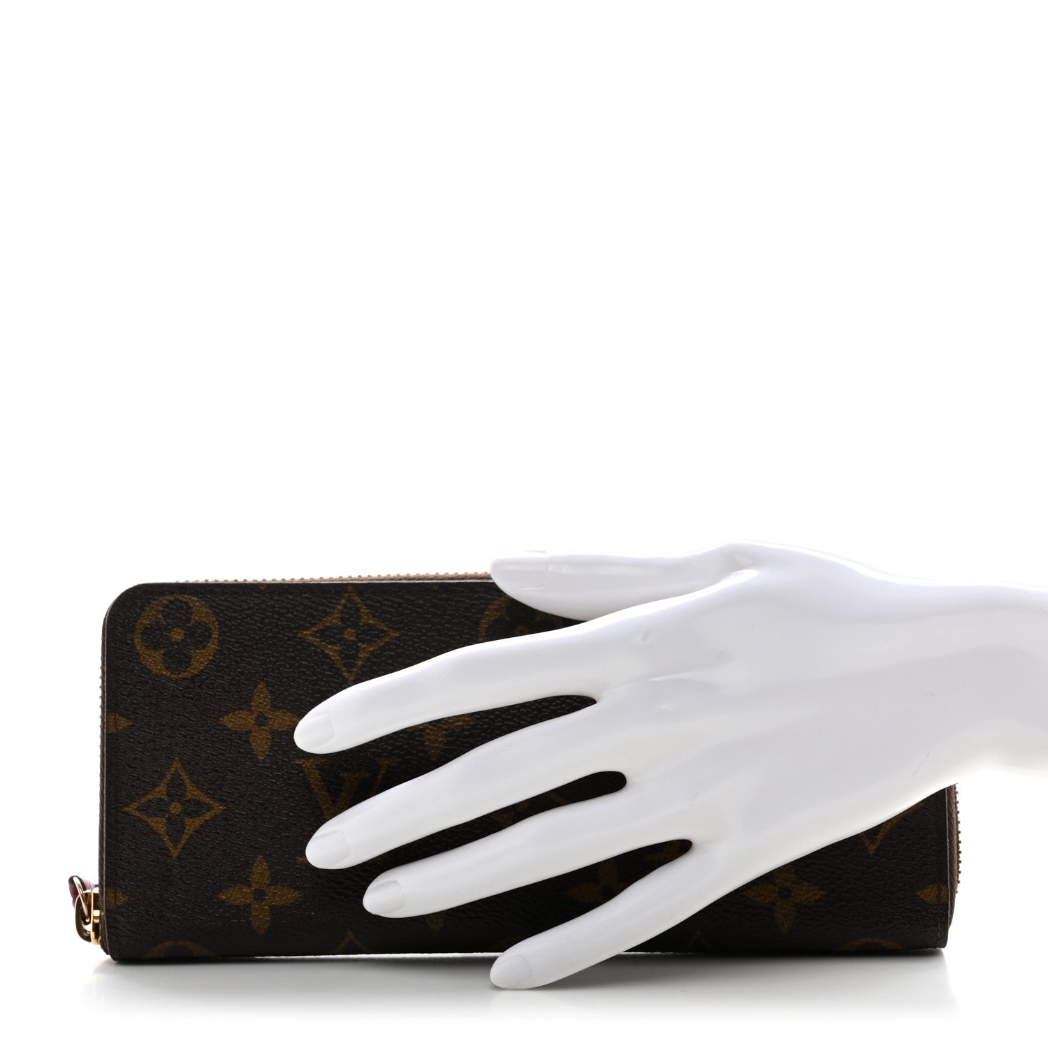 Louis Vuitton Monogram Clemence Wallet Fuchsia 2 of 9