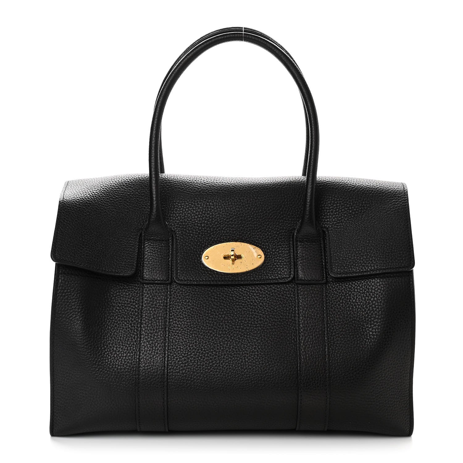 Mulberry Classic Grain Calfskin Bayswater Black 1 of 9
