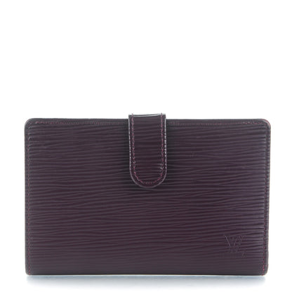Louis Vuitton Epi French Purse Wallet Cassis 1 of 8