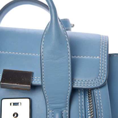 3.1 Phillip Lim 3.1 Smooth Calfskin Mini Pashli Satchel Powder Blue 11 of 21