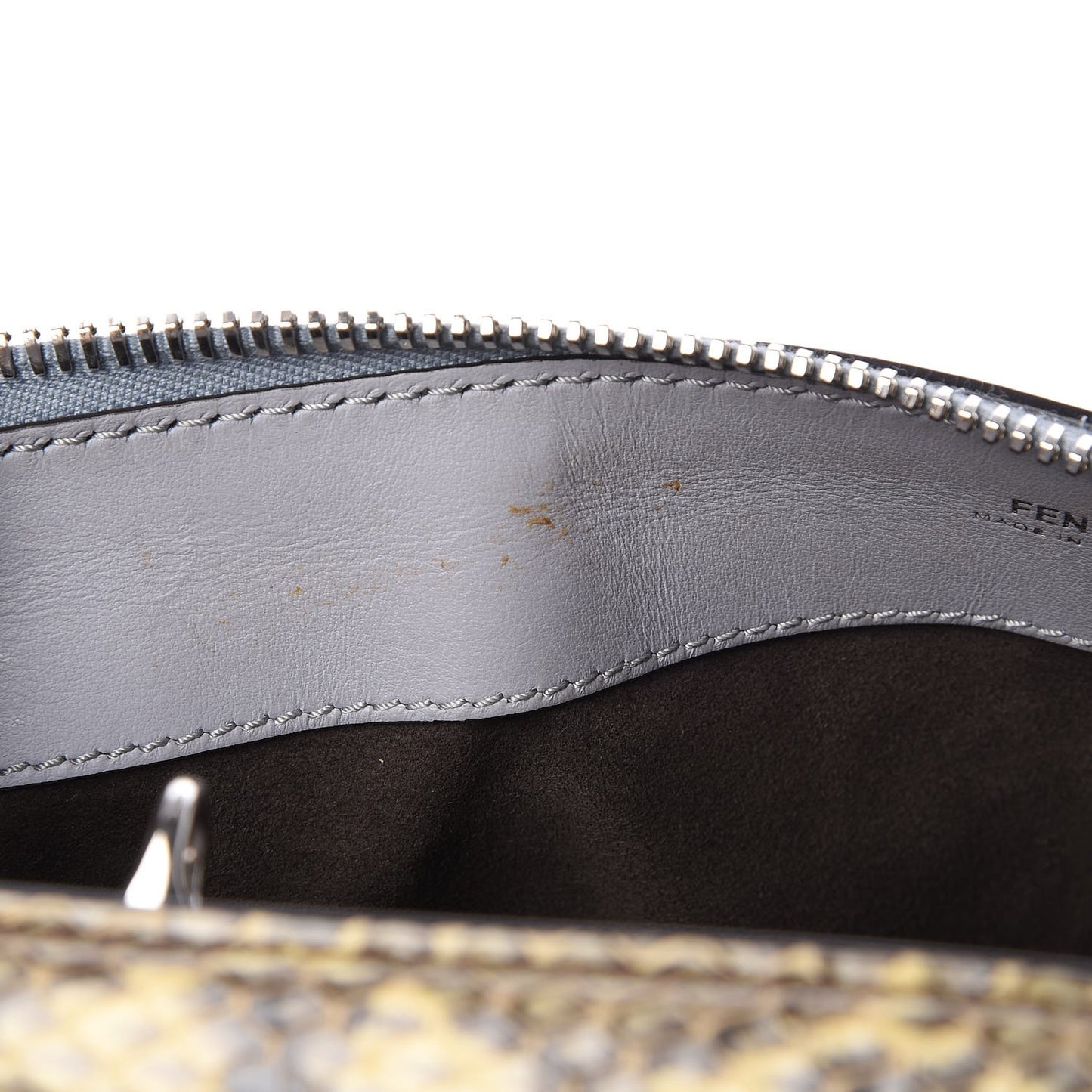 Vitello Baltico Dolce Elaphe DotCom Satchel Ardesia Grano Multicolor