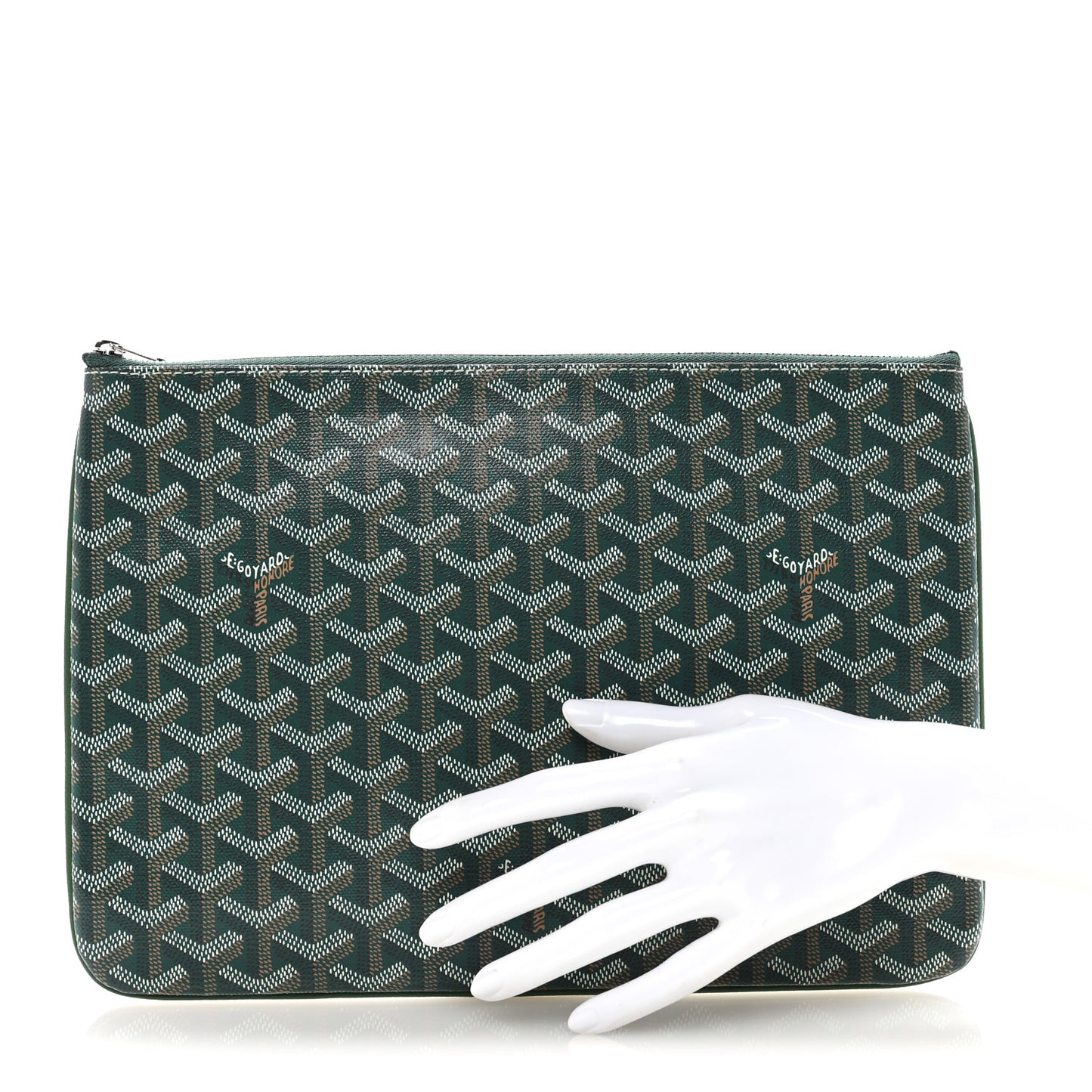 Goyardine Senat Pochette MM Green
