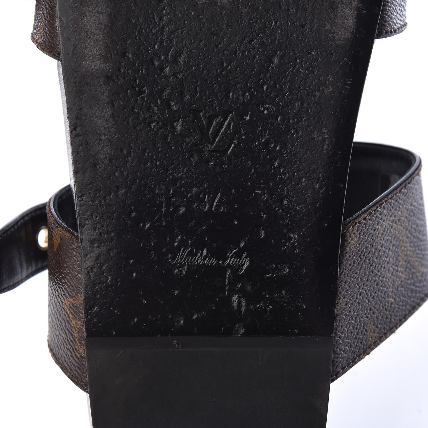 Louis Vuitton Monogram Bom Dia Mule Sandals 42 Black 8 of 12