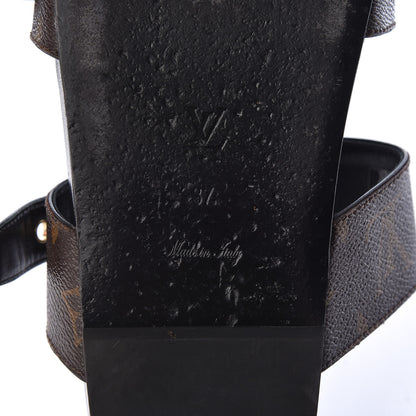 Louis Vuitton Monogram Bom Dia Mule Sandals 42 Black 8 of 12