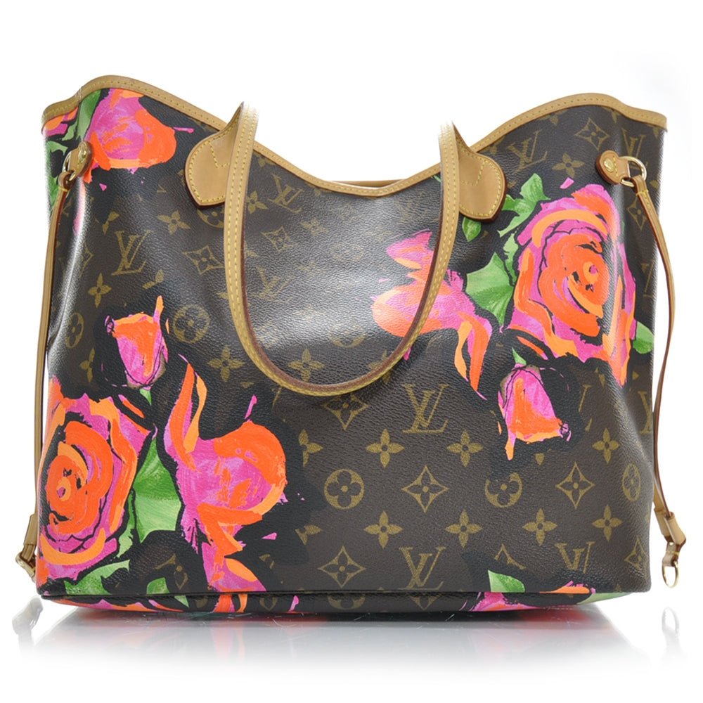 Monogram Roses Neverfull MM