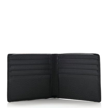 Gucci Pebbled Calfskin Bi-Fold Wallet Black 5 of 7