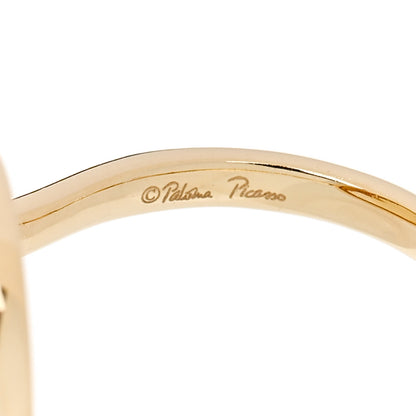 Tiffany 18K Yellow Gold Citrine Paloma Picasso Olive Leaf Ring 53 6.25 6 of 7