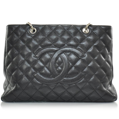 Chanel Caviar Quilted Grand Shopping Tote GST Black 1 of 11