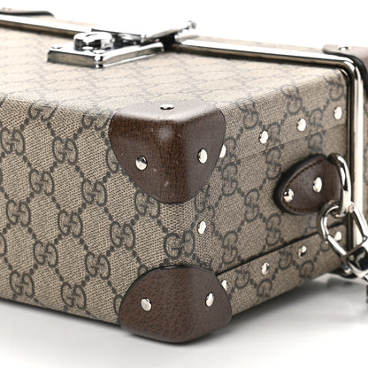 Gucci GG Supreme Monogram Globe-Trotter Beauty Case Brown 6 of 9
