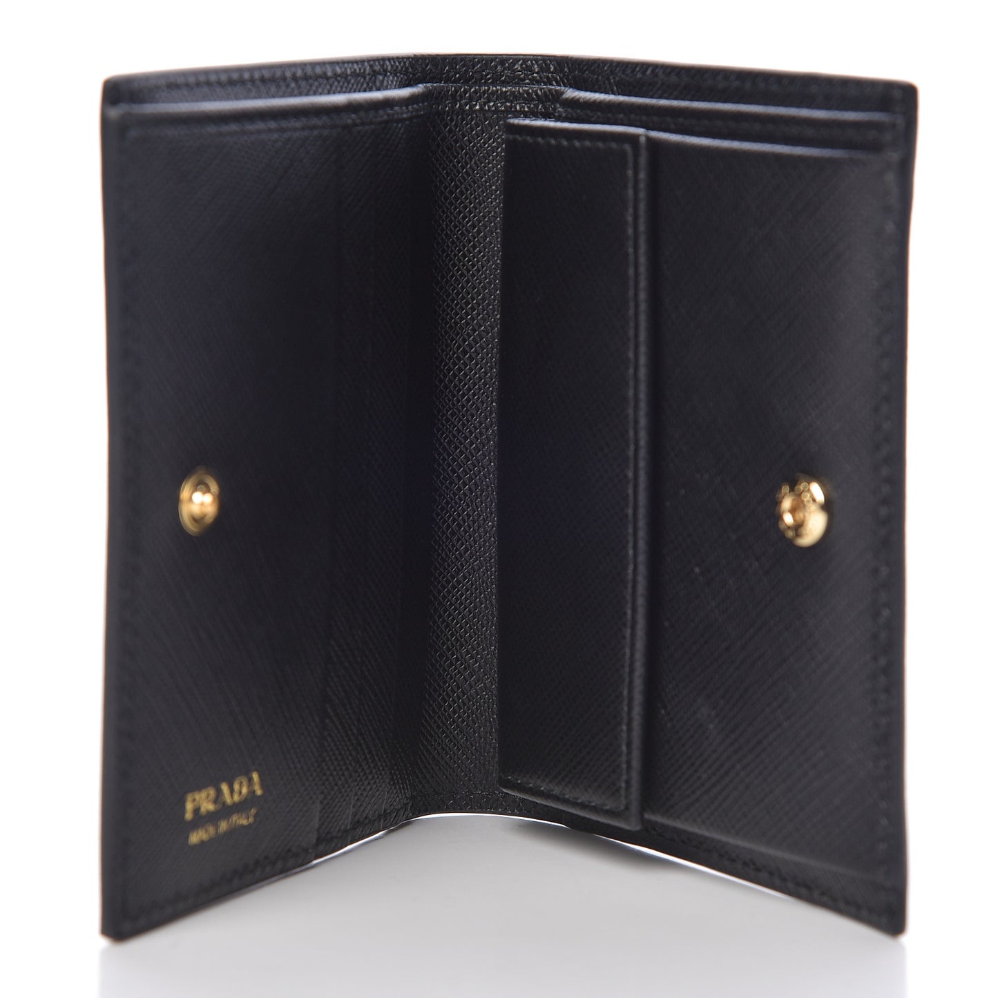 Saffiano Mermaid Print Card Holder Black