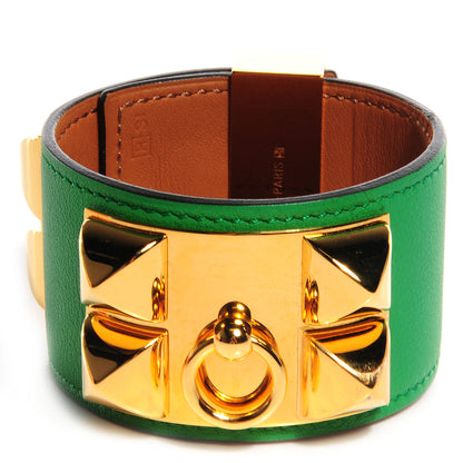 Hermes Swift Collier de Chien CDC Small Bracelet Bamboo Bambou 1 of 7