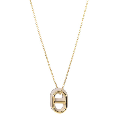 Hermes Swift O'Maillon Pendant Necklace Nata 1 of 6