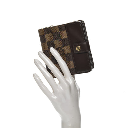 Louis Vuitton Damier Ebene Zippe Zipped Compact Wallet 2 of 7