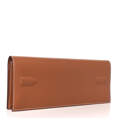 Hermes Swift Shadow Clutch 29 Gold 3 of 9
