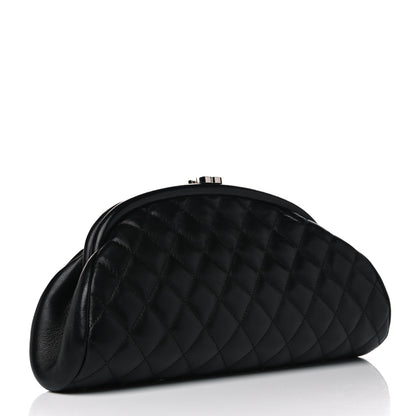 Chanel Lambskin Quilted Timeless Clutch Black 3 of 14