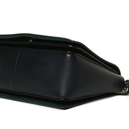 Celine Shiny Smooth Calfskin Medium Frame Shoulder Bag Amazone Dark Navy 11 of 11