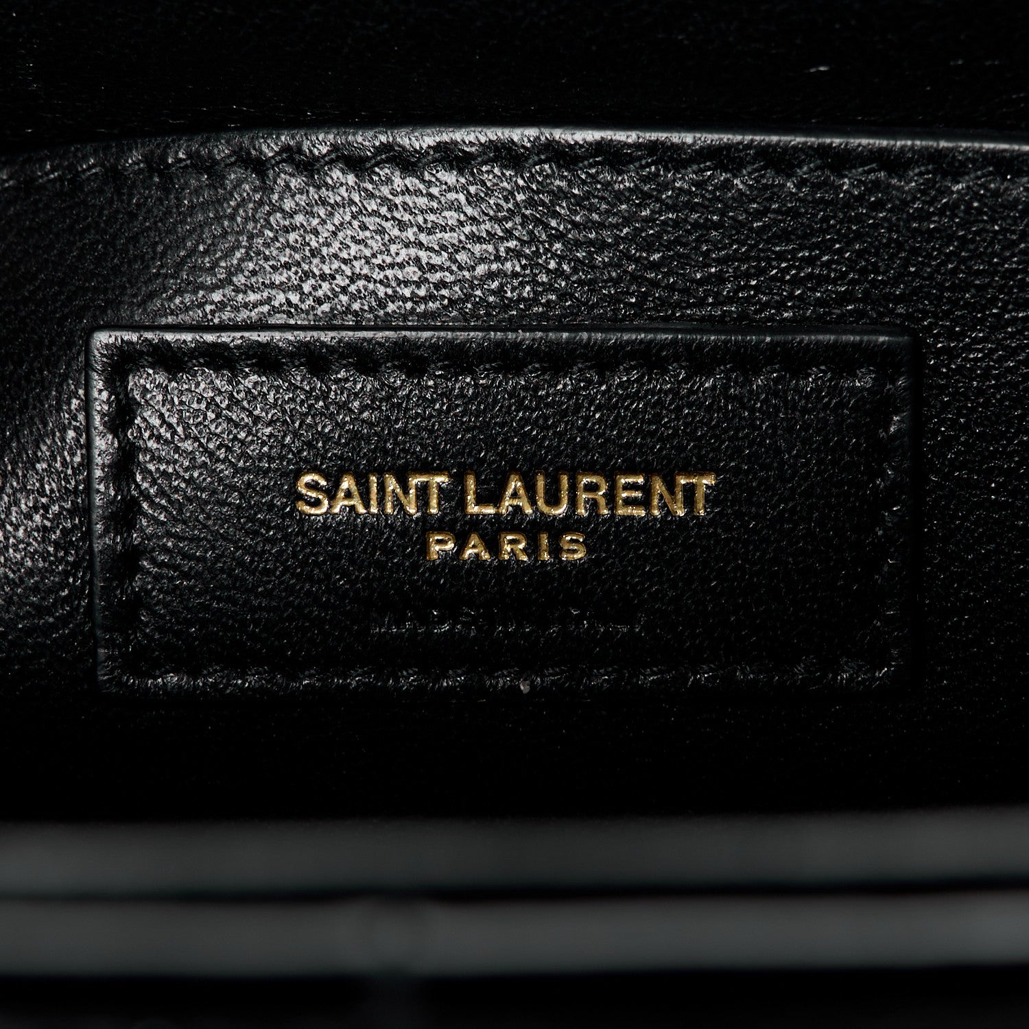 Saint Laurent SAINT LAURENT Patent Matelasse Monogram Large Vicky Chain Bag Black 7 of 16