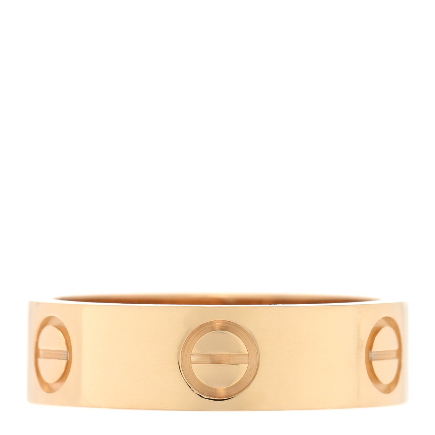 Cartier 18K Yellow Gold 5.5mm LOVE Ring 55 7.25 3 of 5