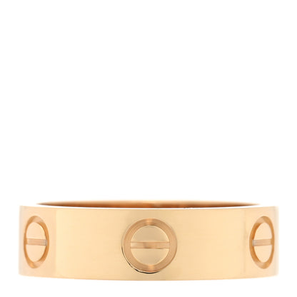 Cartier 18K Yellow Gold 5.5mm LOVE Ring 55 7.25 3 of 5