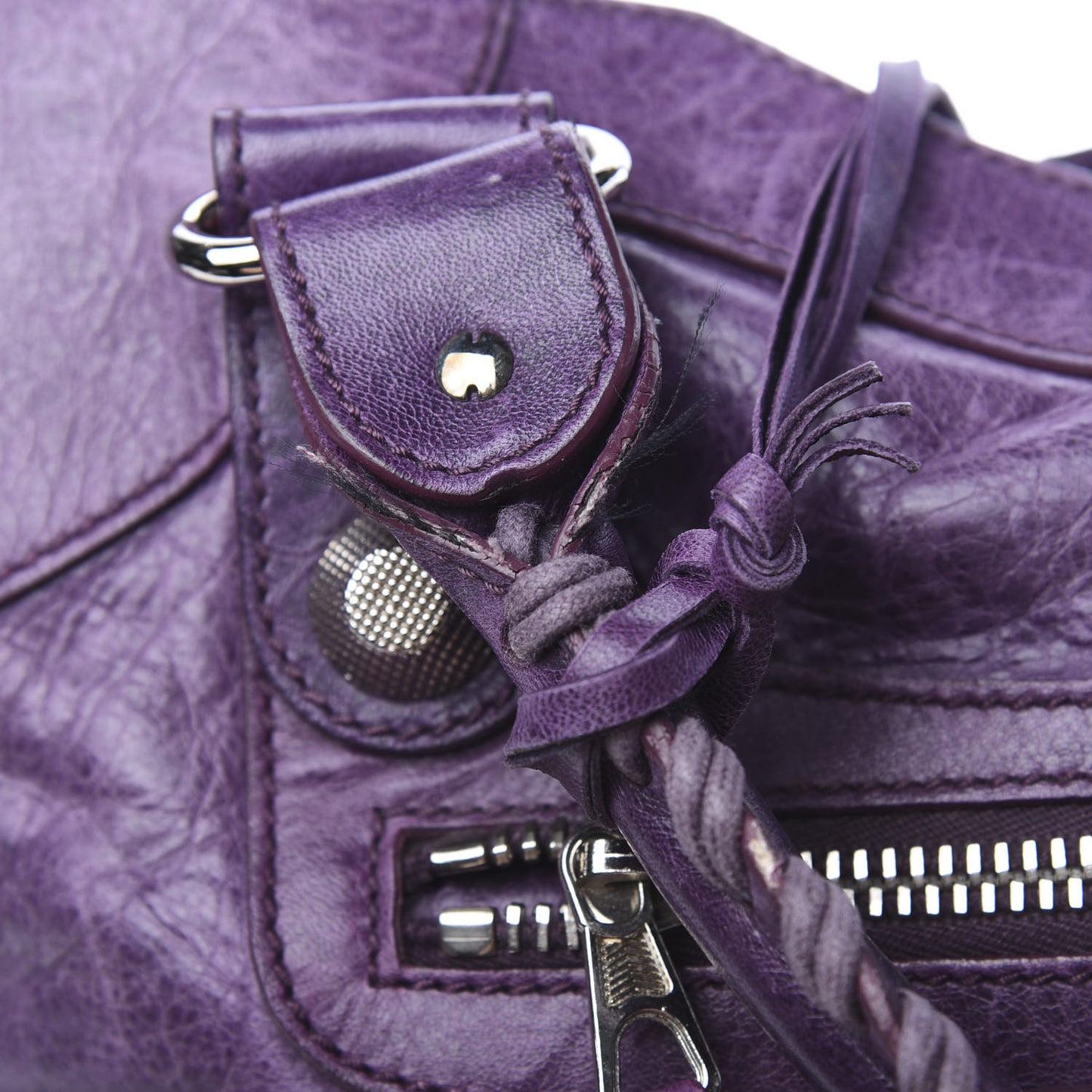 Agneau Giant 21 Silver Hardware City Raisin