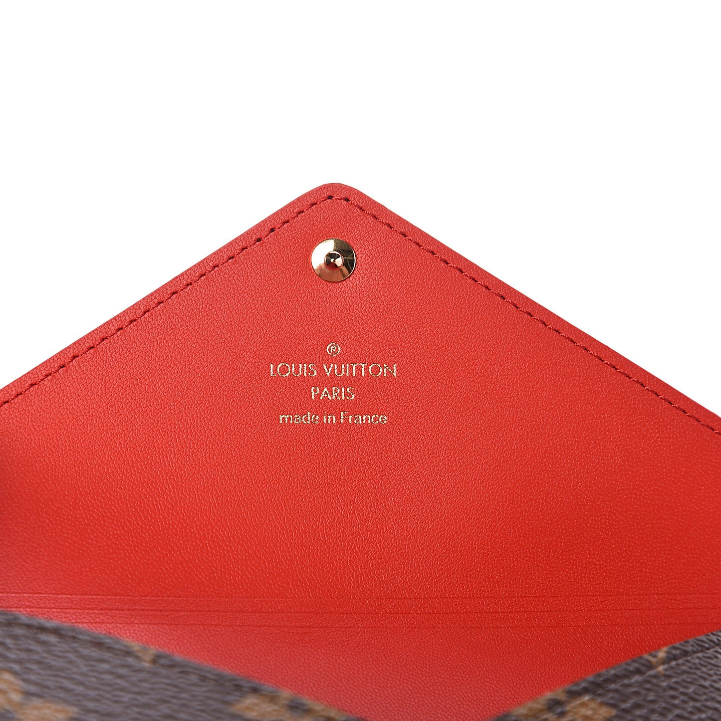 Monogram Medium Kirigami Pochette Insert Coquelicot
