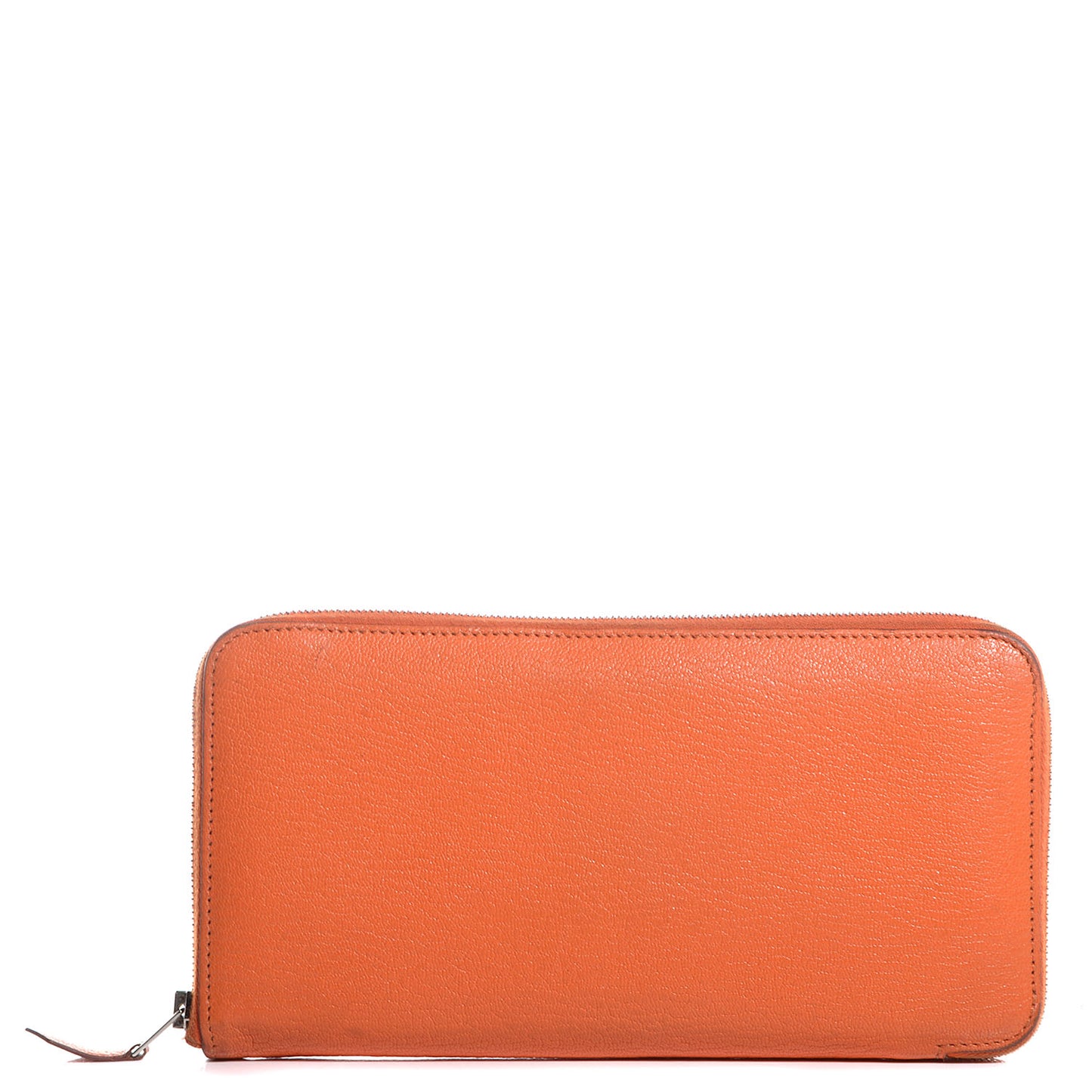 Chèvre Mysore Azap Combined Long Wallet Orange