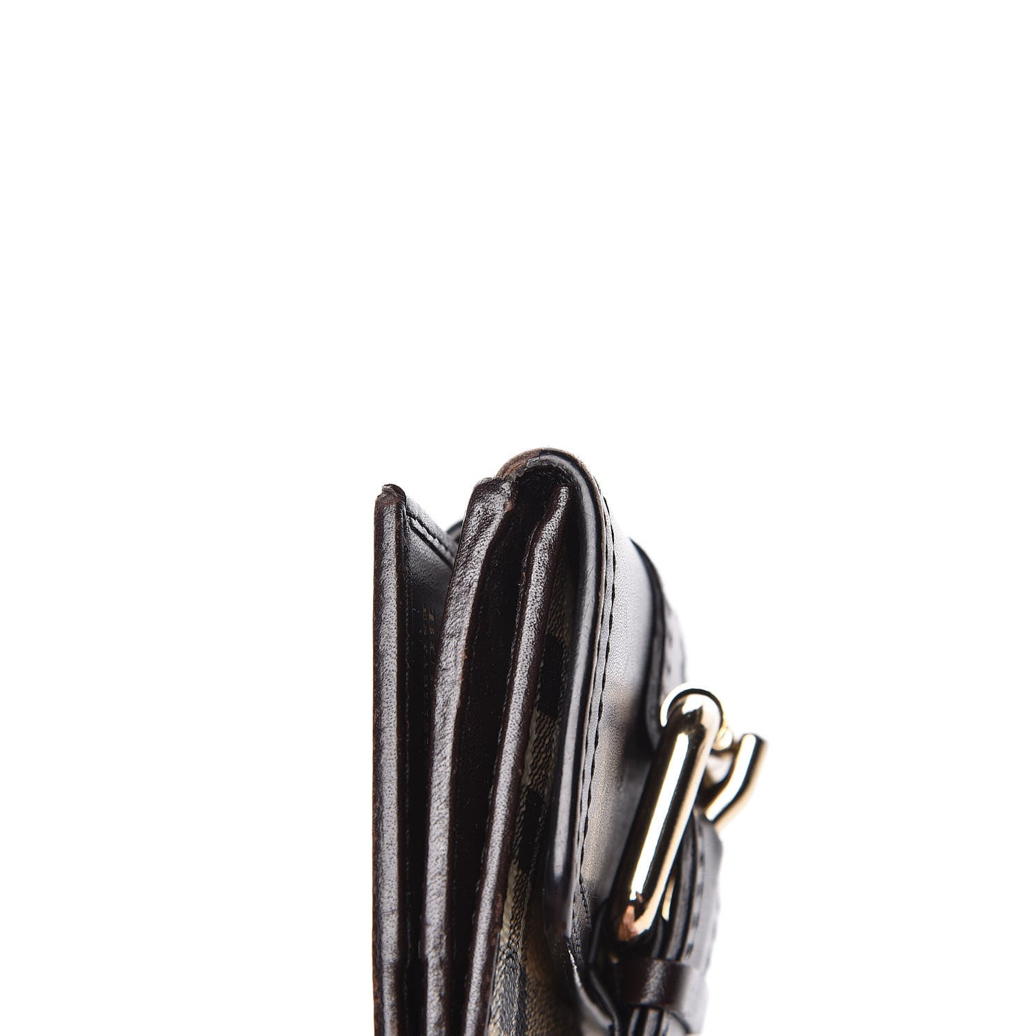 Burberry Haymarket Check Compact Wallet Chocolate 13 of 14