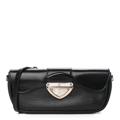 Louis Vuitton Epi Montaigne Clutch Black 1 of 4