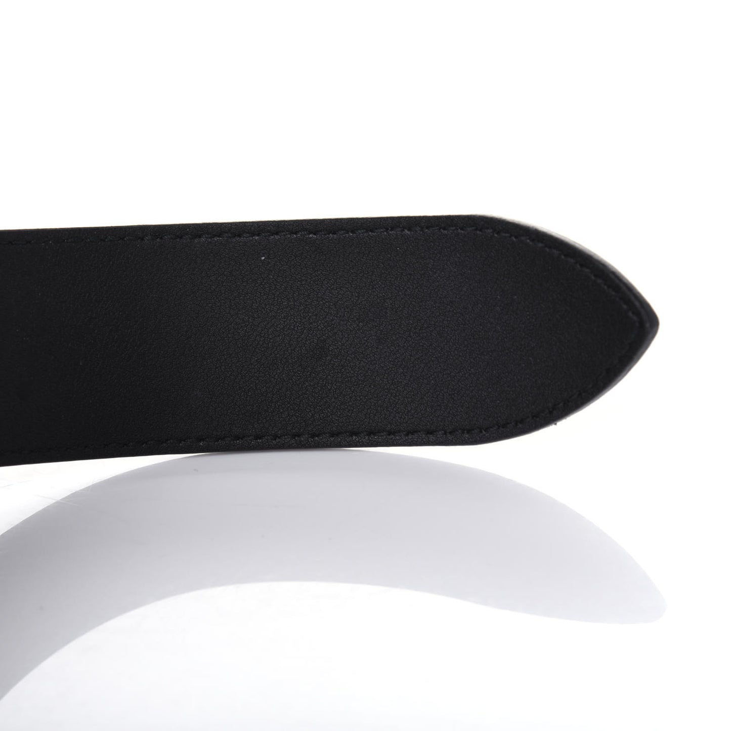 Textured Calfskin Double G 40mm Belt 80 32 Black