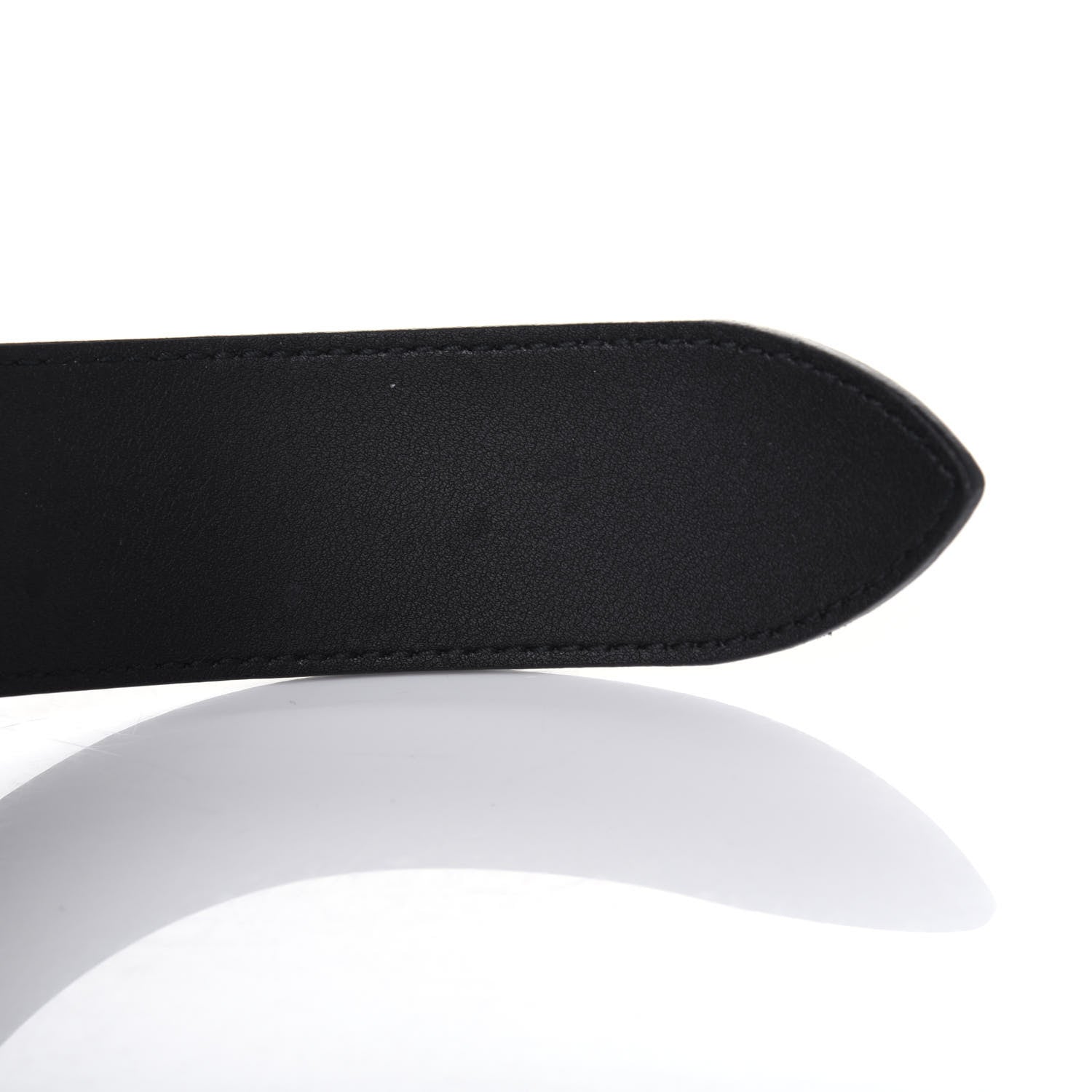 Gucci Textured Calfskin Double G 40mm Belt 80 32 Black 8 of 8