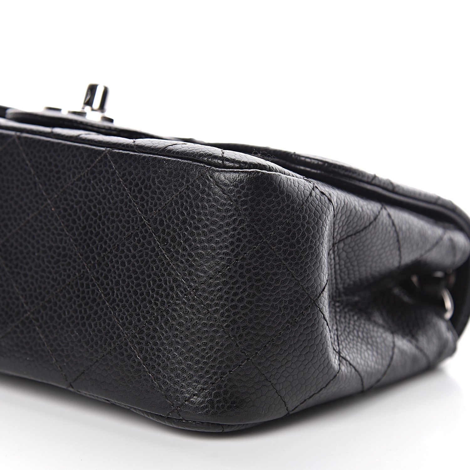 Chanel Caviar Quilted Mini Square Flap Black 10 of 10