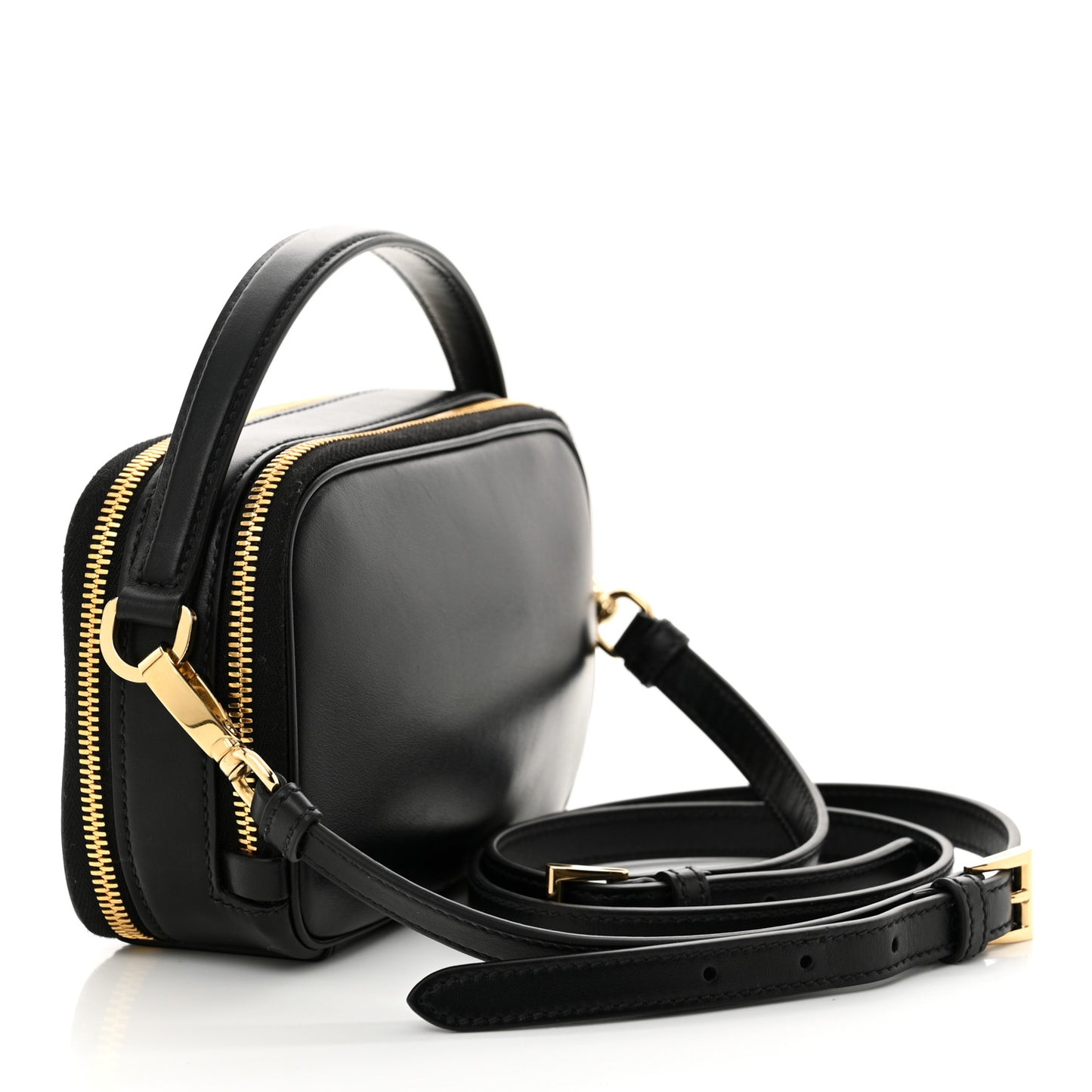 Soft Calfskin Odette Crossbody Black