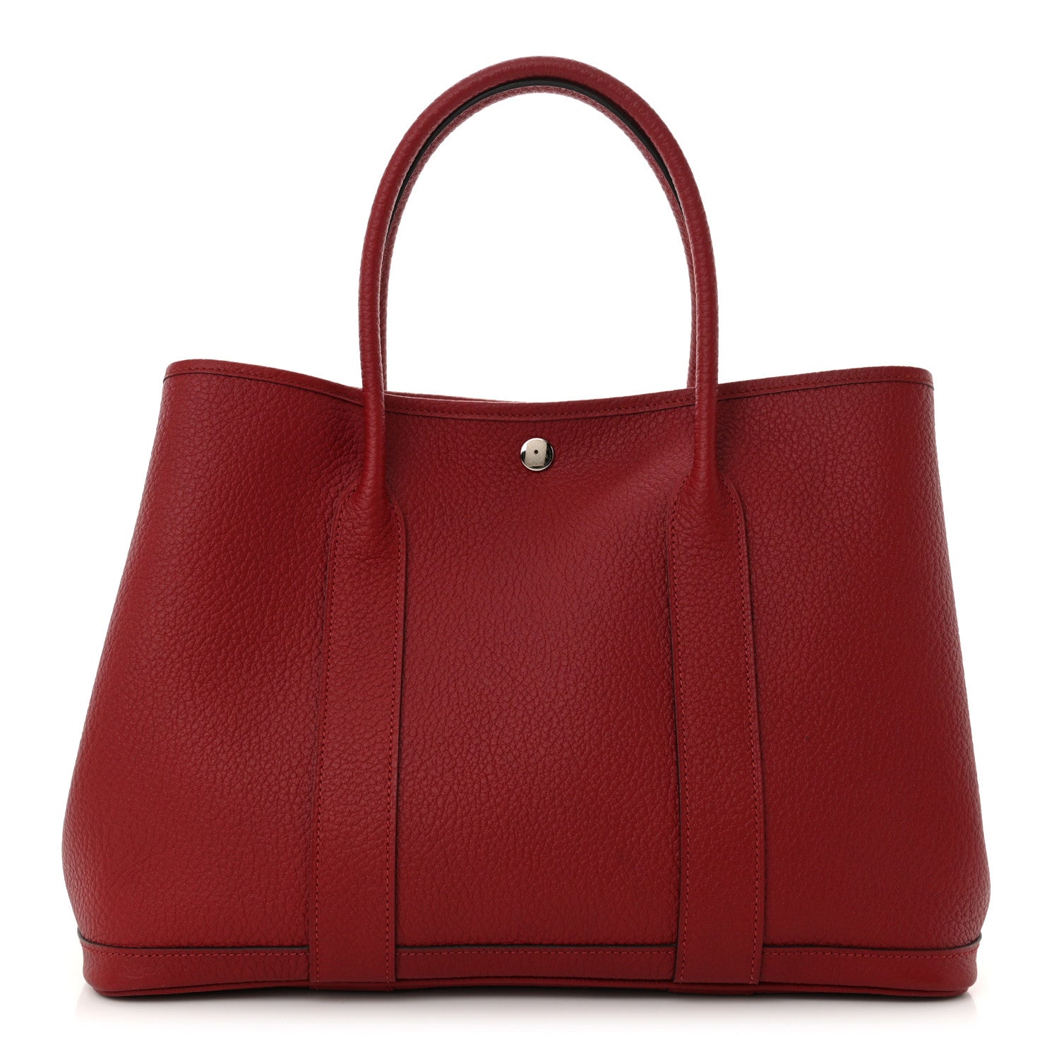 Hermes Vache Country Garden Party 36 MM Rouge Grenat 1 of 12