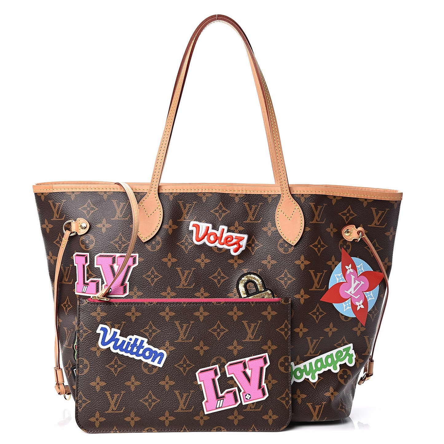 Monogram Travel Stickers Neverfull MM