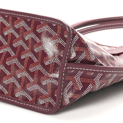 Goyard Goyardine Reversible Mini Anjou Burgundy 17 of 18