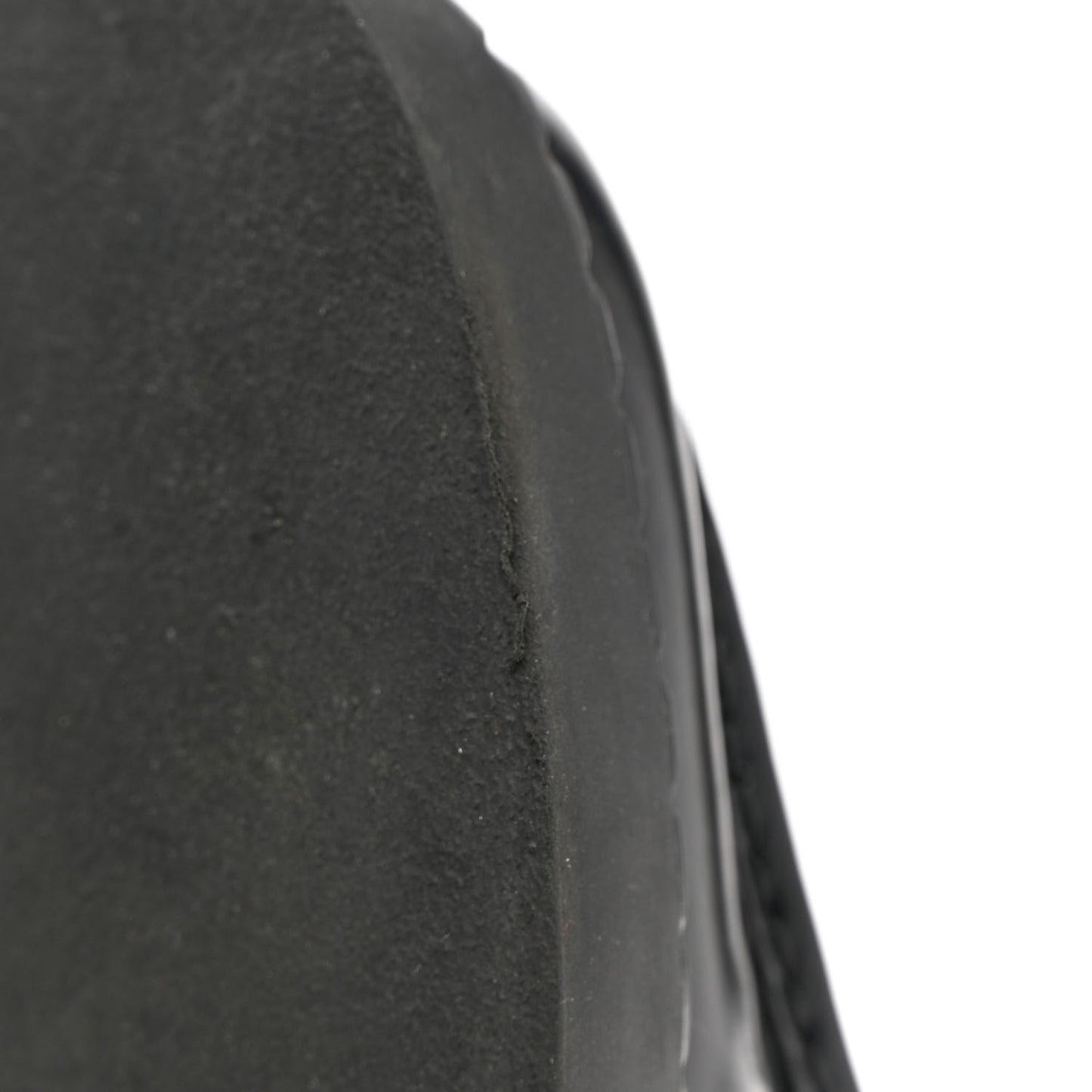 Spazzolato Metal Triangle Logo 50mm Loafers 38.5 Black