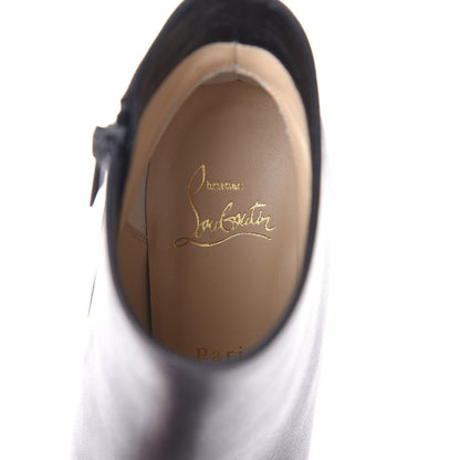 Christian Louboutin Calfskin Bas Relief Pietra 85 Ankle Boots 37.5 Black 5 of 7
