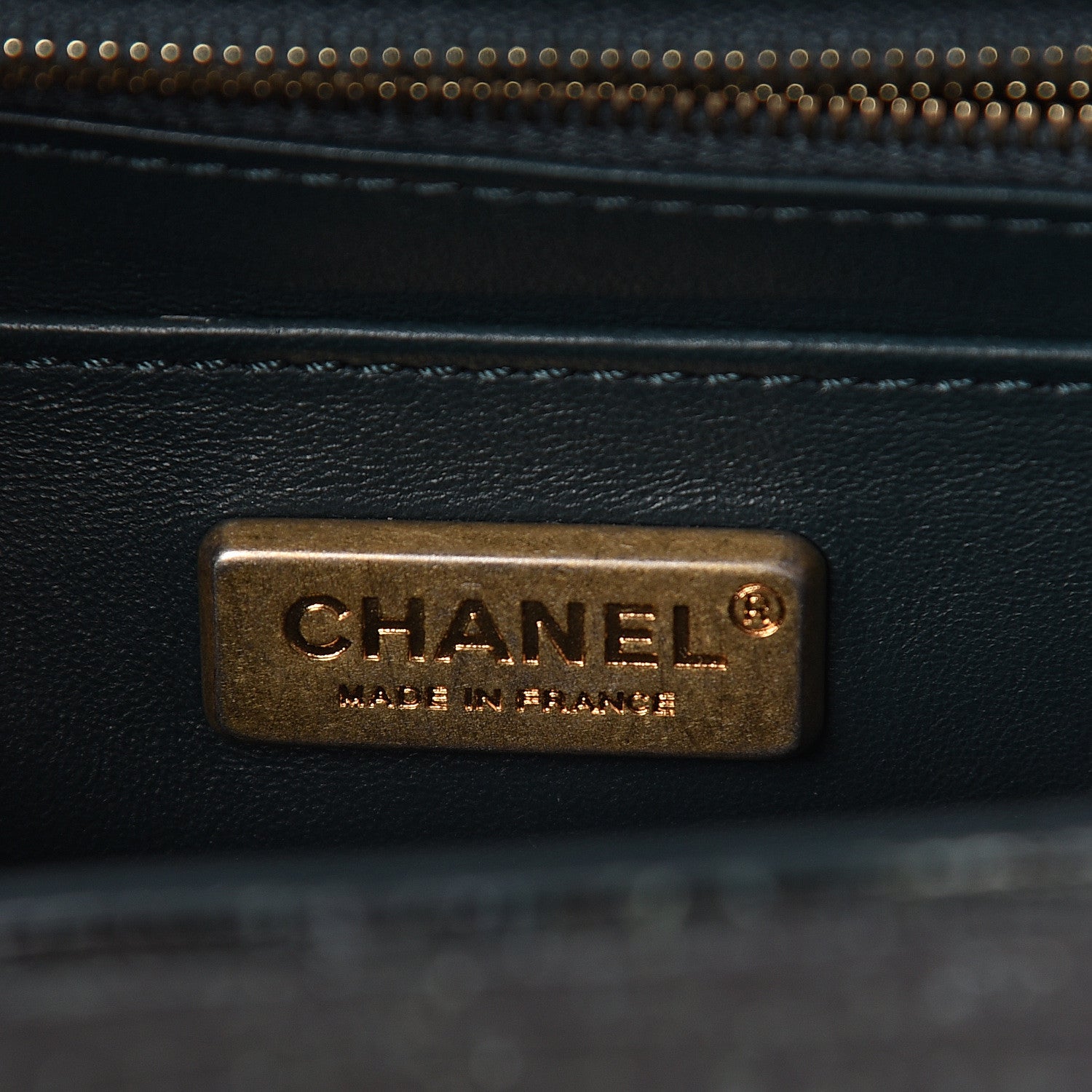Chanel Lizard Mini Rectangular Flap Dark Green 5 of 8